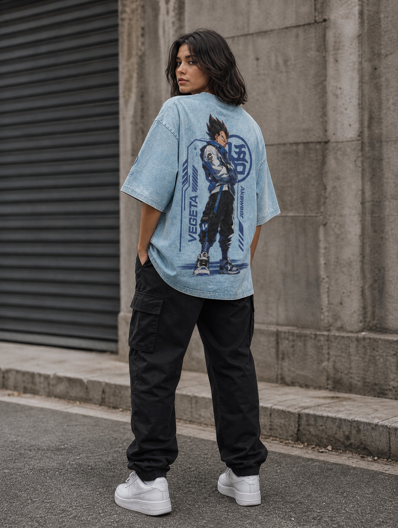 Oversized Z Blue