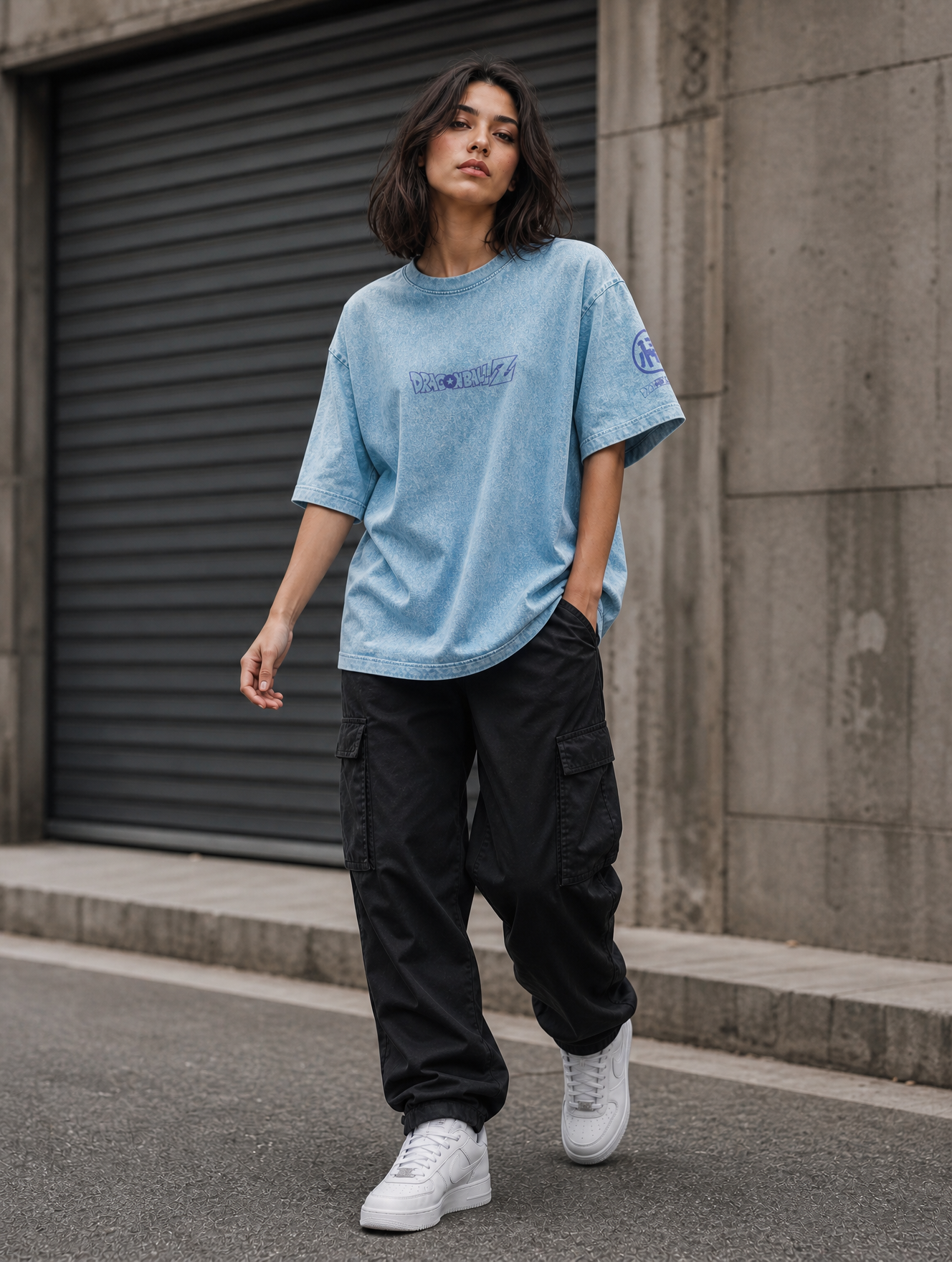 Oversized Z Blue