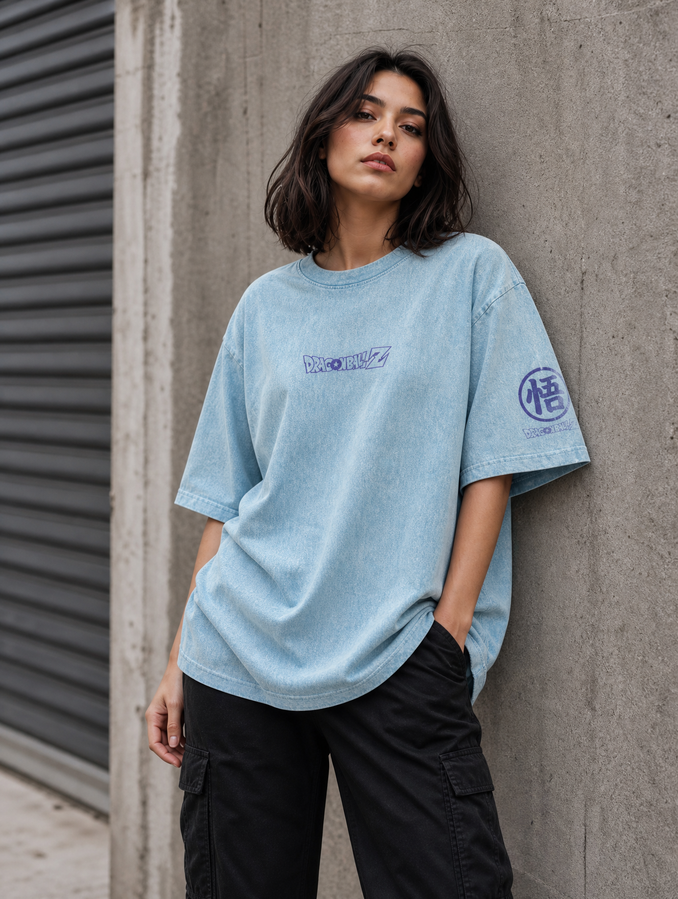 Oversized Z Blue