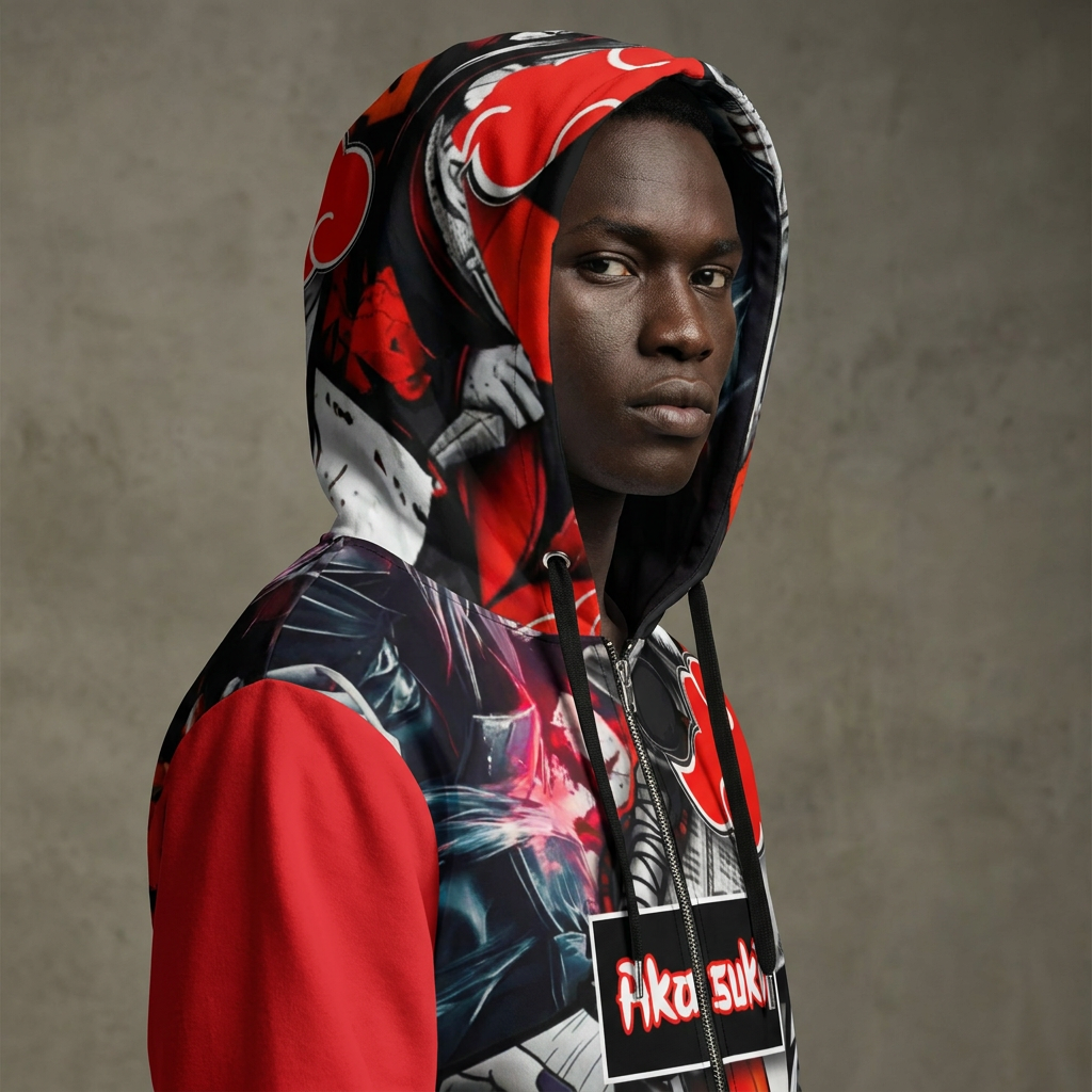 AKATSUKI Unisex zip hoodie